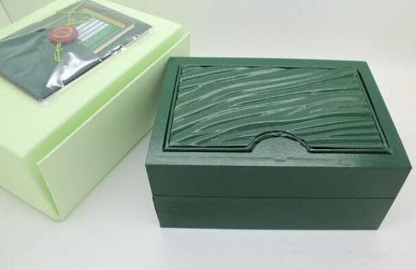 

hot 2019 luxury brand watch Green Original Box High quality gift watch box With certificate bag Card Papers 0.8KG For Rolex Watch Box