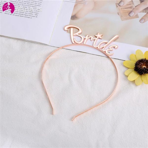 

molans fashion metal word bride headband solid hair accessories hair bands hoop fashion cute wedding headdress headwear 2020