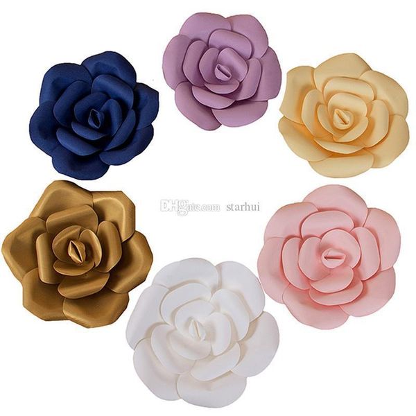 

creation 3pcs paper flowers artificial rose flowers wedding decoration diy crafts baby shower birthday party home decorations wx9-608