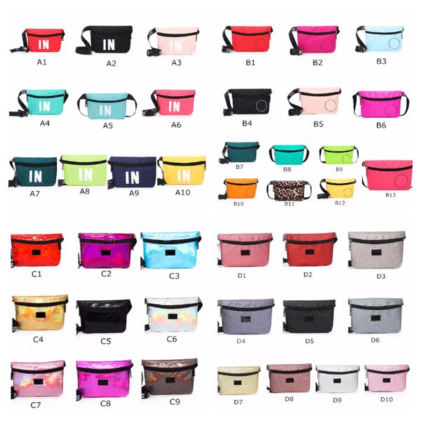 

Pink black fanny pack 42 color wai t belt bag fa hion beach travel bag waterproof handbag pur e mini outdoor co metic bag