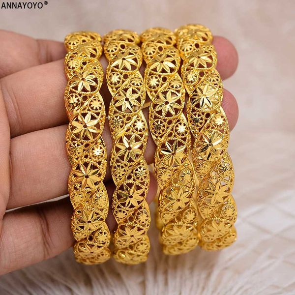 

annayoyo ethiopian africa jewelry gold color wedding bangle for women dubai bride bracelet african jewelry middle east items, Black