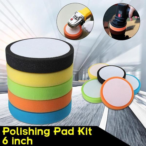 

for auto car polisher beauty waxing set automotive polishing tools 6 inch 150mm soft flat sponge buffer polishing pad kit