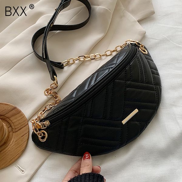 

bxx] small simple waist packs for women 2020 summer chest bags female fashion phone purses chain white travel belt bag hl464