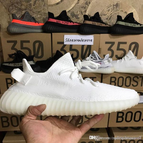 

2019 new 350 shoes men women 350 running shoes kanye west beluga 2.0 orange bred sports sneakers eur 36-46, Black