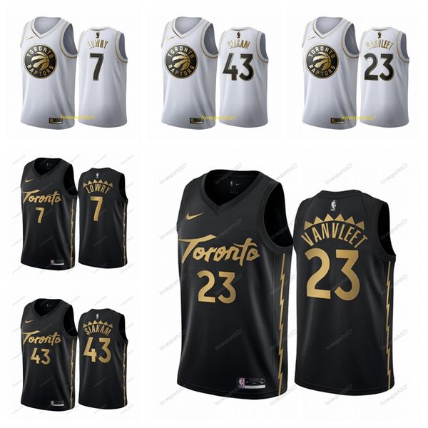 

toronto raptors jersey pascal 43 siakam tracy 1 mcgrady vince 15 carter lowry 23 vanvleet city edition basketball jerseys, Black;red