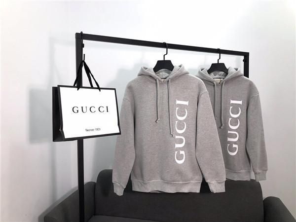 

19fw luxurious design g letter hoodies brushed fleece hooded casual jumper fashion sweatshirts outdoor jacket streetwear sports pullovers, Gray;blue