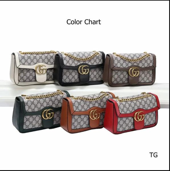 

2020 new ladies new classic fashion leather handbag shoulder bag ladies wild business bag elegant chain bag