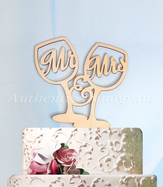 

wedding cake er, wedding decor, champagne glasses cake er - mr & mrs er