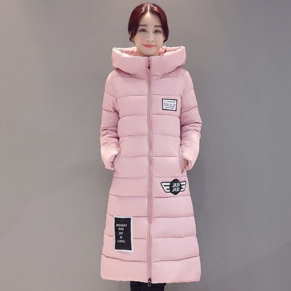

korean-style slim fit down jacket cotton-padded clothes women's coat fat mm thick fashion students large size furry ball cotton, Black;white