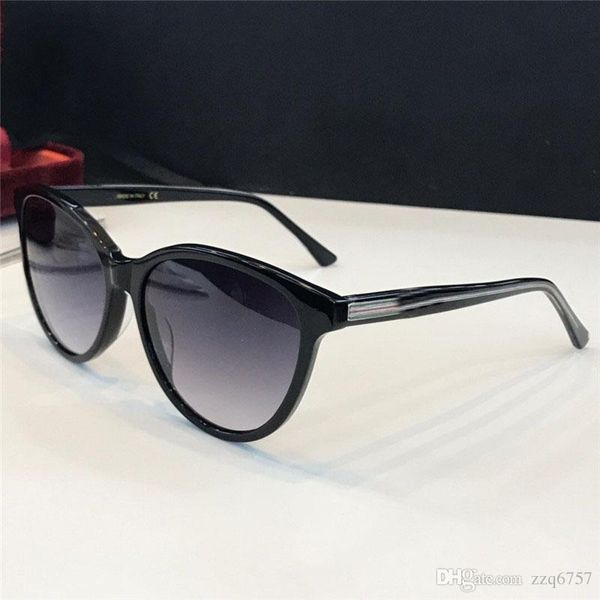 

new sell fashion designer sunglasses 0374 cat eye frame features board material popular simple style uv400 protection eyewear, White;black
