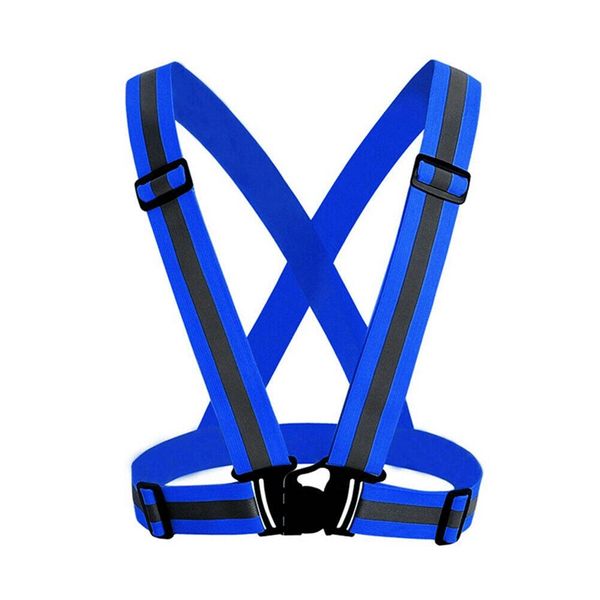 

outdoor reflective vest waistcoat high visibility adjustable safety sportswear high quality, Black