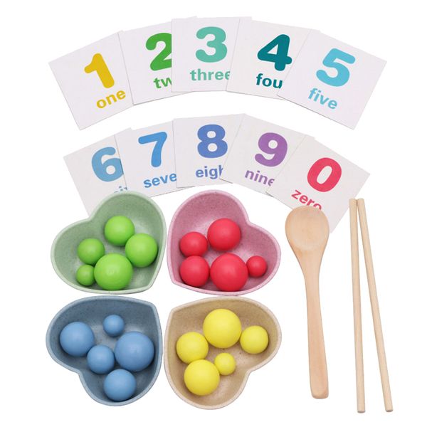 

kids wooden montessoritoy, hands brain training clip beads board, parent-child interactive games