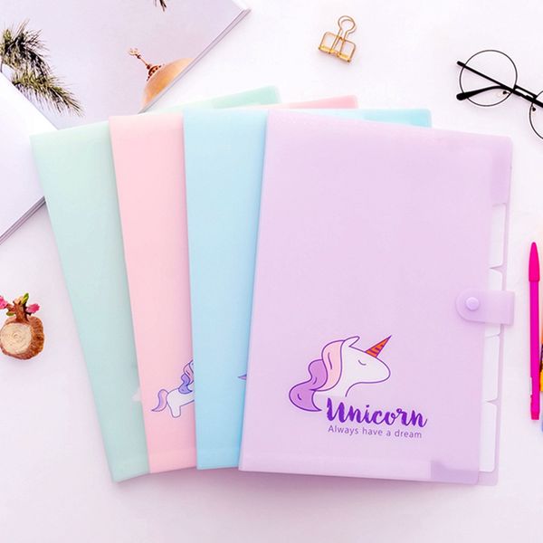 

transparent button document bag multilayer storage pouch package for a4 paper file folder office supplies