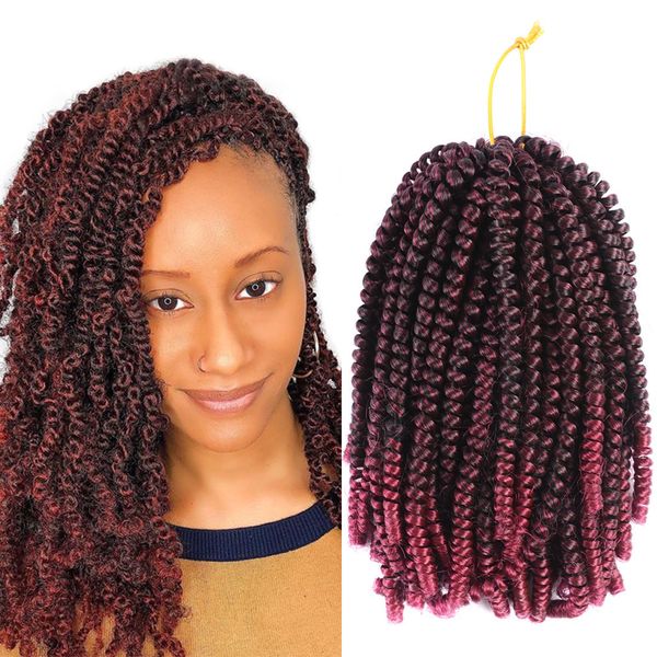 2020 Crochet Braids Ombre Spring Twist Hair Kanekalon Synthetic