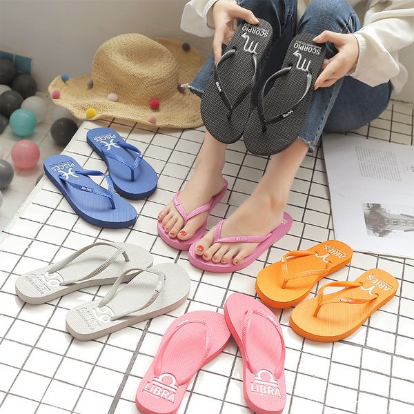 

women's home slippers spring summer fashion men flip flops sandalias mujer couple shoes, Black