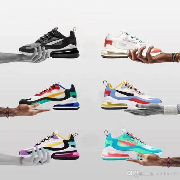 

270s bred platinum tint men women running shoes triple black white university red tiger olive blue void sport mens trainers zapatos sneakers