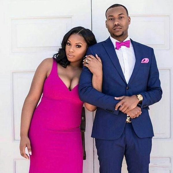 

navy blue mens wedding tuxedos notch lapel groom groomsmen weddingtuxedos popular man blazers jacket 2 piece suit(jacket+pants+tie) 1314, Black;gray