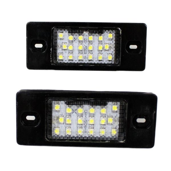 

2x 18 led error car license number plate light car lamp bulb for porsche cayenne vw touareg tiguan golf 5 5d touring passt