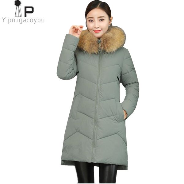 

women winter jackets hooded overcoat korean new black plus size long warm coat women parka fashion thicken outerwear 3xl