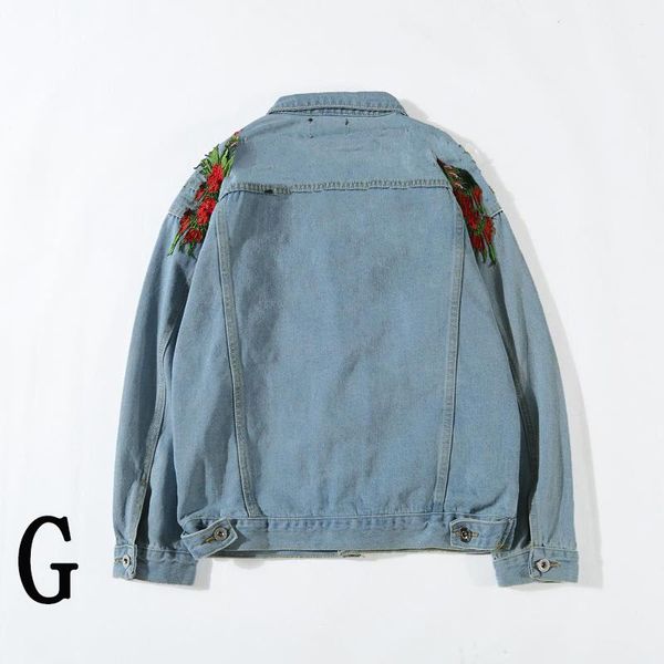 

men's jacket fashion women jacket design brand slim motorcycle causal men and women hip hop vintage style sky blue denim, Black;brown