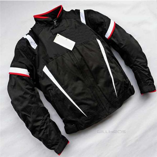 

motorcycle black red jackets motocross racing bike off-road for yamaha motorbike moto winter jacket with protector