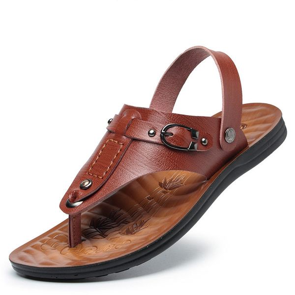 

slippers men shoes 2019 gladiator style men's sandal male slip on slides summer beach flip flops casual flat sandals footwear, Blue;gray