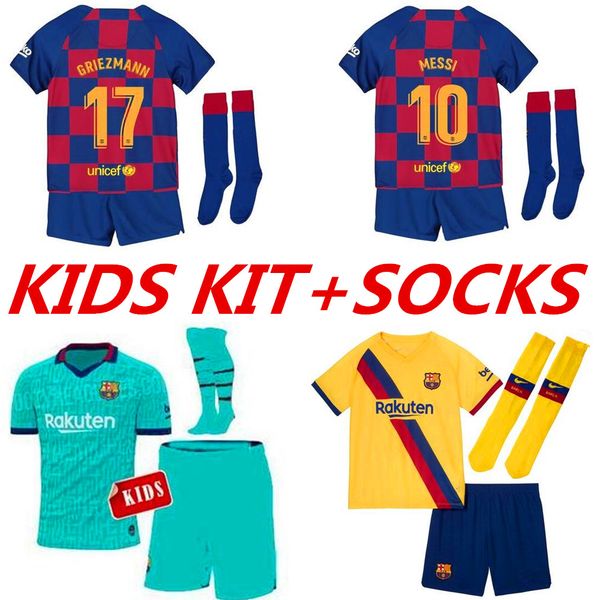 

Kid kit ock barcelona me i de jong griezmann occer jer ey uarez malcom maillot de foot barcelona jer ey dembele man 2019 2020
