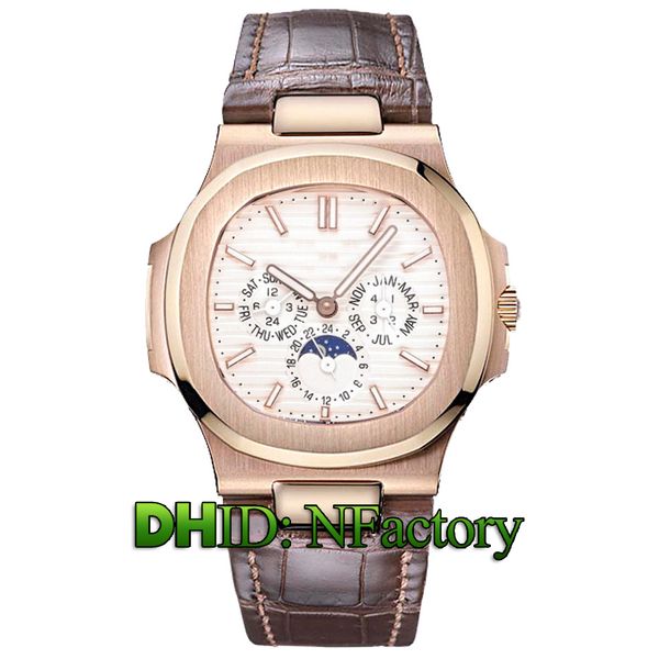 

мужские часы наручные часы orologi да uomo ди lusso 5711g автоматическое движение 316l кожаный ремешок календарь 45mm роскошные мужские часы, Slivery;brown