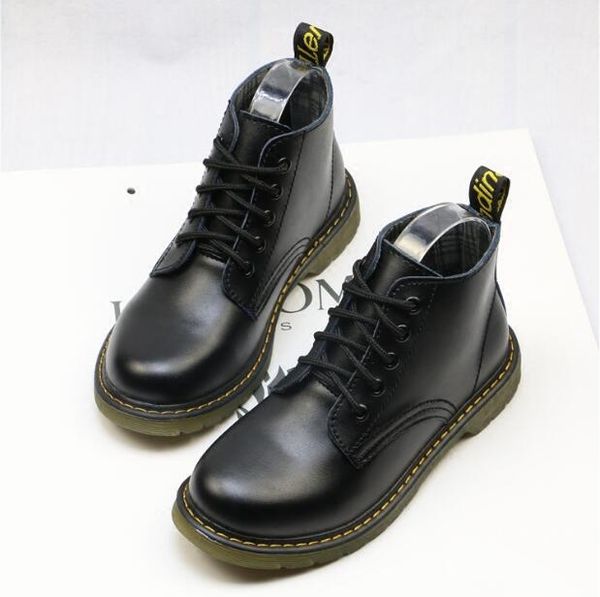 

fashion new womens ankle boots casual waterproof motorcycle boots flats shoes lace up winter with fur lady wo180833, Black