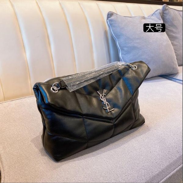 

2020 fashion women's soft chain bag casual versatile span bag large 4 colors