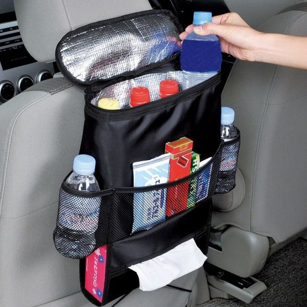 

car organizer interior accessories stowing tidying insulation bag storage seat back hanging car pocket travel storage holder