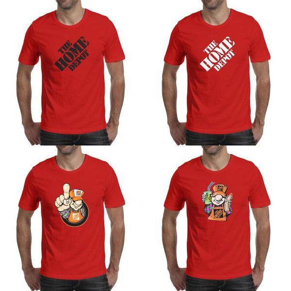 

mens the home depot clip orange fashion t shirt printing friends cotton shirts cute short sleeve tees logo retail, White;black