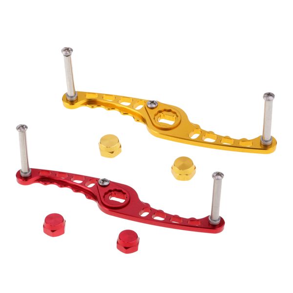 

2pcs алюминиевый сплав рыбалка reel ручка коромысла для мультипликаторы diy