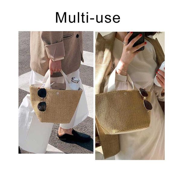 

handmade bohemian 2020 соломенные сумки для женщин большой емкости тотализаторы сумка пляж путешествия тканые топ-ручка летние женские сумки