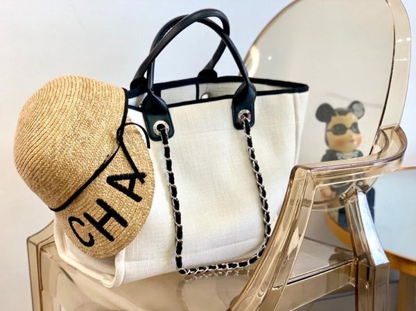 

designer shopping bag embroidered canvas book tote tote bag luxury handbag brand women bags designer shoulder bag #1