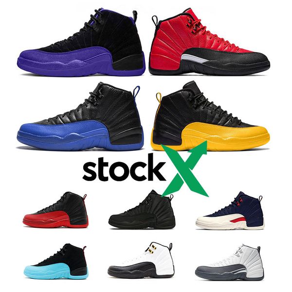 

Сток X 12 12s мужчин Обувь для баскетбола ФИБА DARK CONCORD REVERSE FLU GAME Royal Gym Red класса 2003 Мичигане спортивных кроссовок