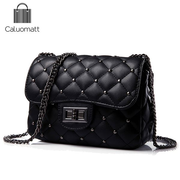 

caluomaluxury сумки на ремне женщины путешествия сумки кожа pu черная сумка женский сумки tote женщин конструктора sac a главный femme