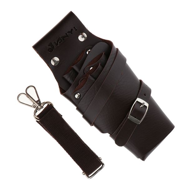 

professional hair scissors comb clip bag hairdressing barber holster pouch with waist shoulder belt