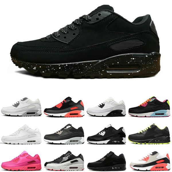 

nike air max airmax 90 90-х годов мужчины женщины кроссовки черный замша белый oreo инфракрасный неон открытый мужские женские замшевые крос