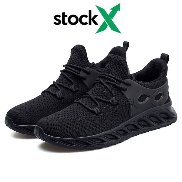 

breathable men women running shoes triple black white mens platform fashion trainer sports sneakers runner shoes size 39-44