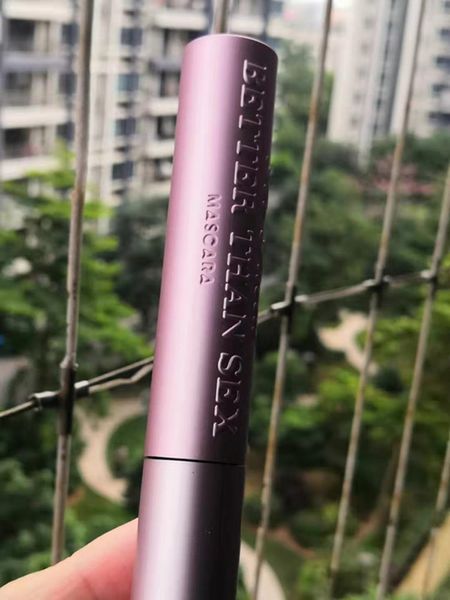 EM ESTOQUE!!! Mais recente rímel rosa Better Than SEX preto tamanho completo 8 ml 0,27 oz rímel espesso à prova d'água DHL Frees