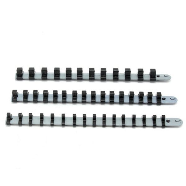 

3pcs sockets rack storage divider rail tray holder organizer shelf stand purse hook