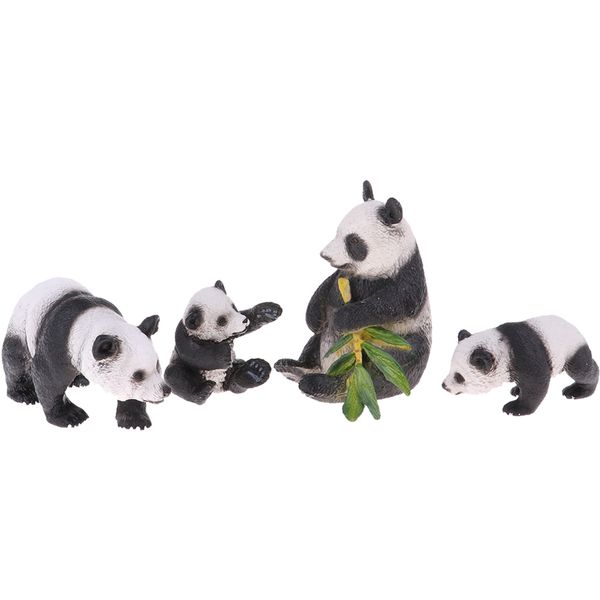 

model simulation panda figure toy playset for kids toy decoration&display