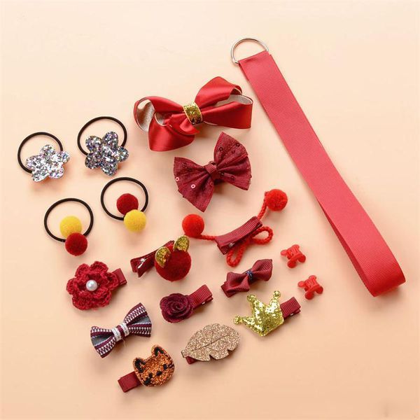 Baby Girl Bow Flower Hair Clip Mini Barrettes Star Kids Infant