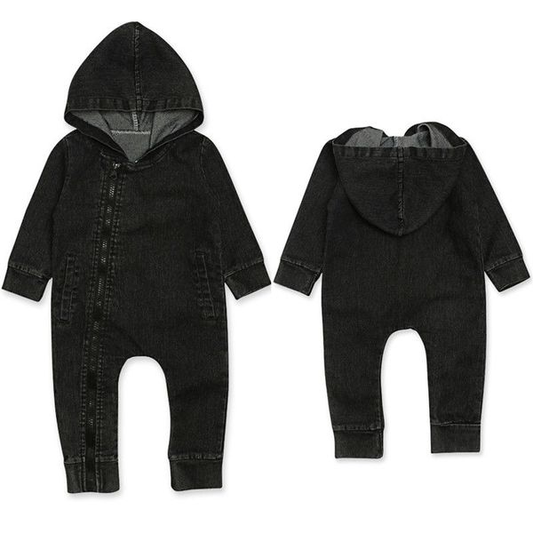 

kid baby boy infant long sleeve romper jumpsuit clothes outfit set zipper 0-24m long sleeve warm cloth, Blue
