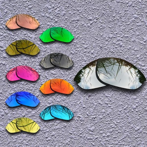 

2 pairs polarized replacement lenses for half sunglasses - multiple choices