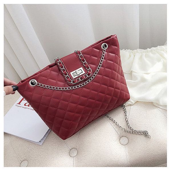 

bag female new chain pu handbag large capacity handbag wholesale