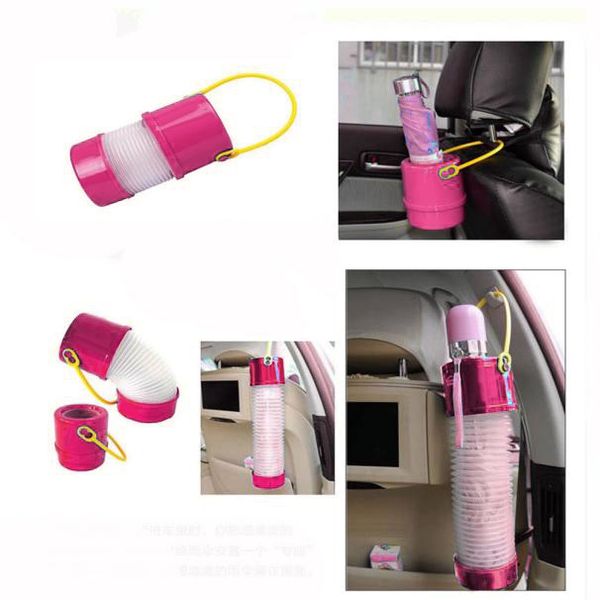 

car interior umbrella hanger storage holder multifunctional foldable car styling trash dust case holder bin box