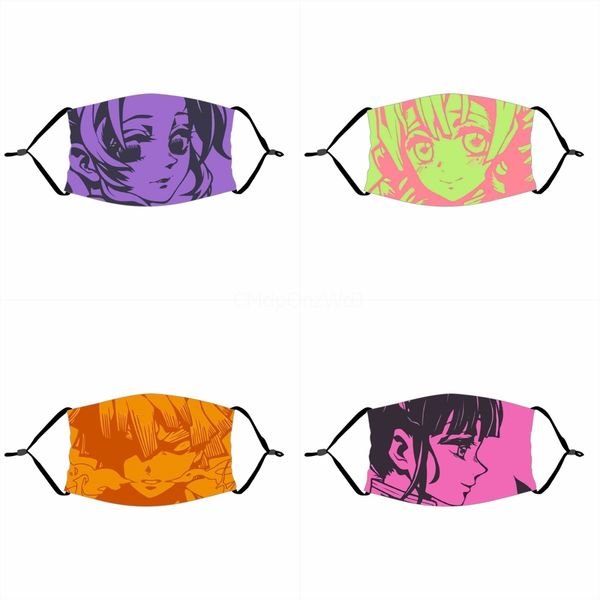 

2020 fa mask fasiion lack fa masks men starry sky flame printing masks ear anging dust masks #197#486, Black