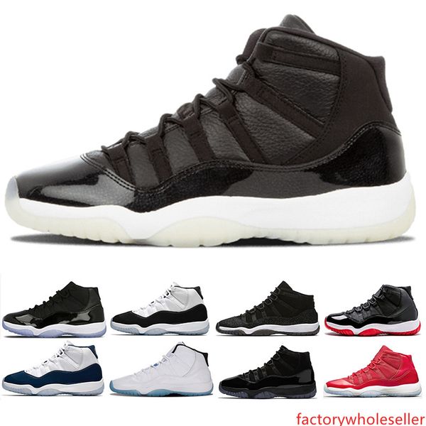 

11 cap and gown basketball shoes men women prom night sneaker black gym red midnight navy concord bred gamma blue sports shoes